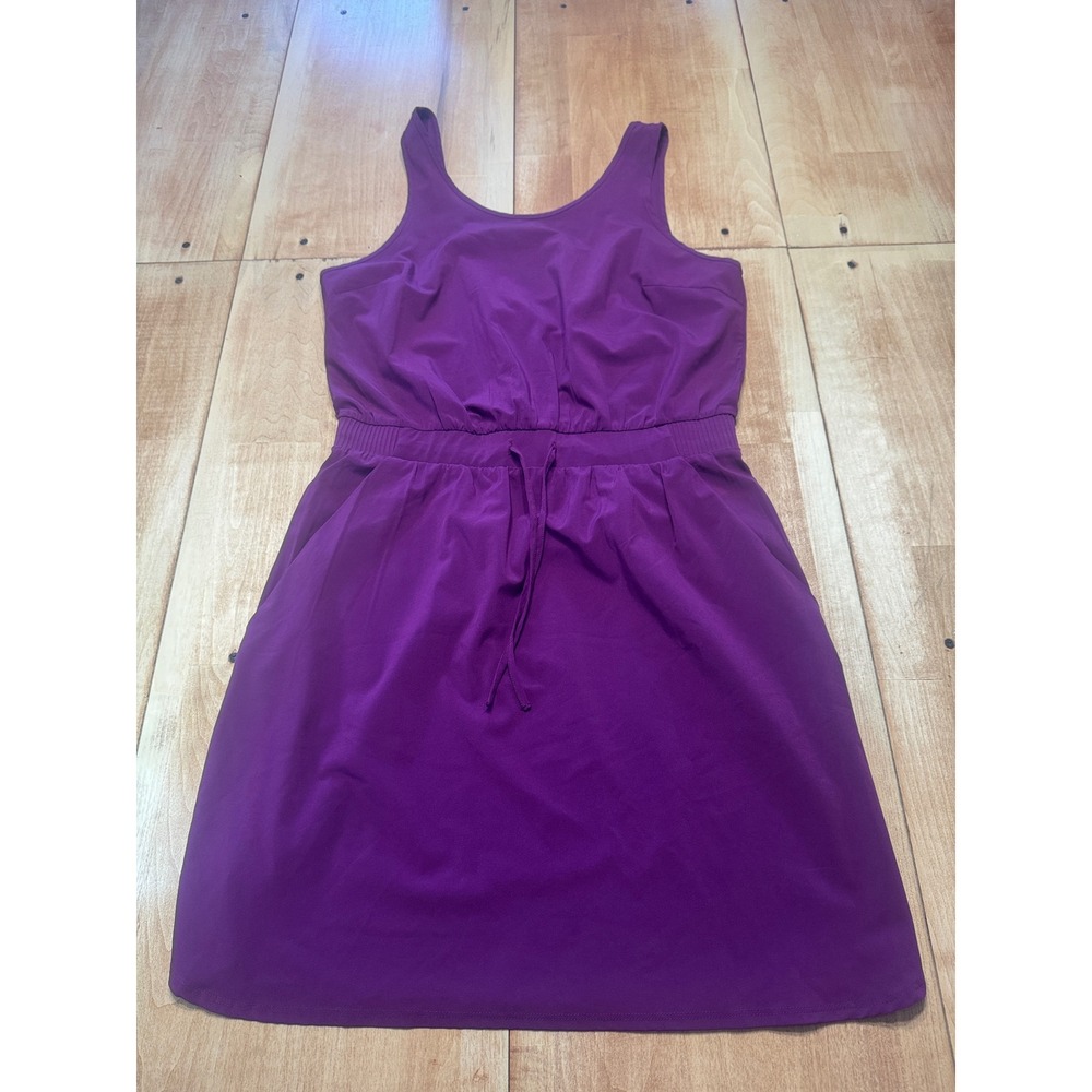 All In Motion Women Purple Athletic Dress‎ Size S Racerback Drawstring Waist